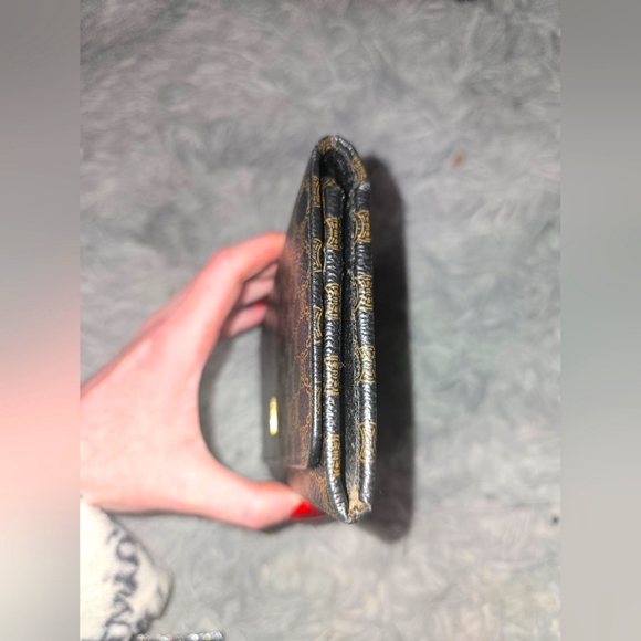 Celine Macadamia Brown & Black Signiture Long Wallet (EUC)(SEE PICS) - Picture 3 of 7